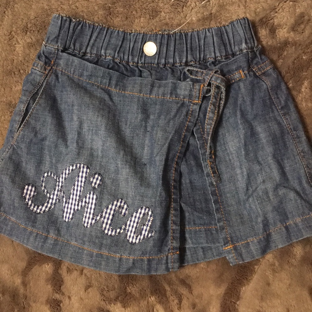 Girls 2T short with skirts